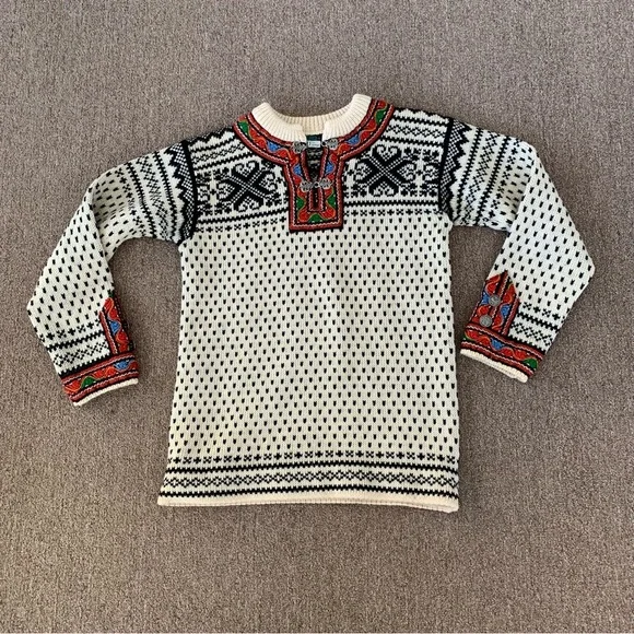 Dale of Norway Black and Cream Nordic Sweater - Picture 3 of 9